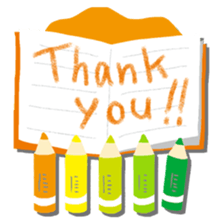 Colored pencil(English) sticker #15505216