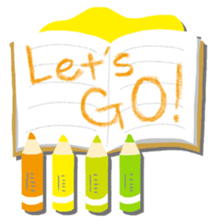 Colored pencil(English) sticker #15505218