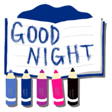 Colored pencil(English) sticker #15505221