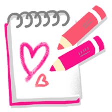 Colored pencil(English) sticker #15505222