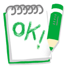 Colored pencil(English) sticker #15505224