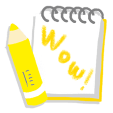 Colored pencil(English) sticker #15505230