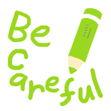 Colored pencil(English) sticker #15505235