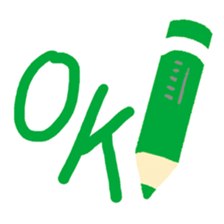 Colored pencil(English) sticker #15505236