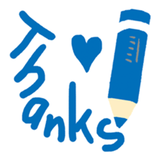 Colored pencil(English) sticker #15505240
