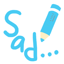 Colored pencil(English) sticker #15505244
