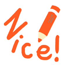 Colored pencil(English) sticker #15505246