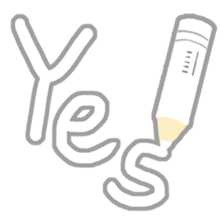 Colored pencil(English) sticker #15505247