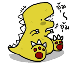 Funny T-rex sticker #15505380