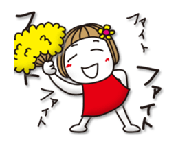 Bangs short girl vol.30 sticker #15505889