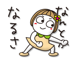 Bangs short girl vol.30 sticker #15505894