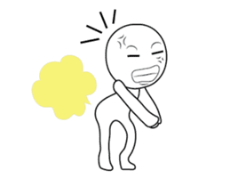 joke man White v.Isan/Eng sticker #15506265