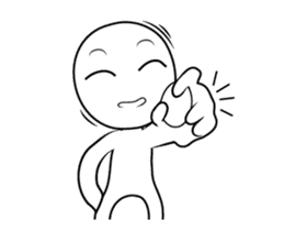 joke man White v.Isan/Eng sticker #15506276