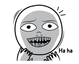 joke man White v.Isan/Eng sticker #15506278