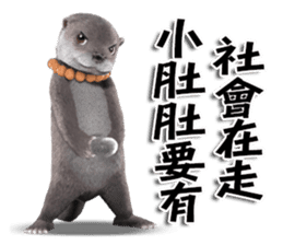 Kung Fu Otter sticker #15507517