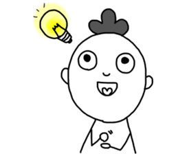 Strange man [kawaii] sticker #15507917