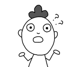 Strange man [kawaii] sticker #15507938