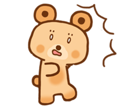 circle doughnut bear sticker #15508953