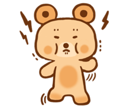 circle doughnut bear sticker #15508955
