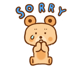 circle doughnut bear sticker #15508969