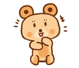 circle doughnut bear sticker #15508973