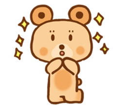 circle doughnut bear sticker #15508975