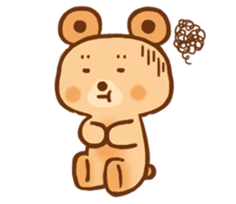 circle doughnut bear sticker #15508976