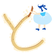 Sandy beach(Japanese) sticker #15509233