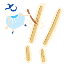 Sandy beach(Japanese) sticker #15509235