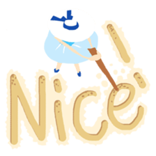 Sandy beach(Japanese) sticker #15509253