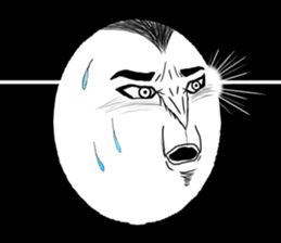 EGG men!!! sticker #15509290