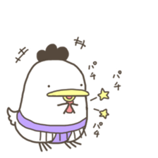 sumo bird BONJIRIMARU sticker #15509507