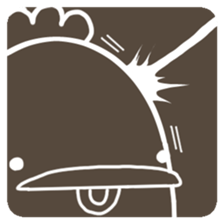 sumo bird BONJIRIMARU sticker #15509519