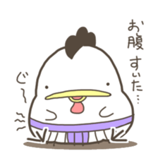 sumo bird BONJIRIMARU sticker #15509534