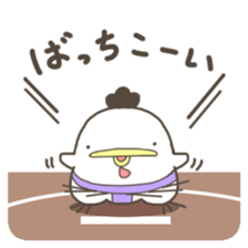 sumo bird BONJIRIMARU sticker #15509542