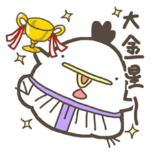 sumo bird BONJIRIMARU sticker #15509543