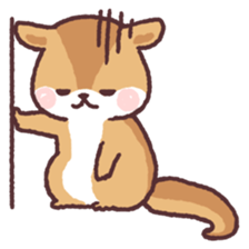 little chipmunk sticker #15510292
