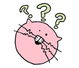 Pinky Cat sticker #15511022
