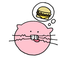Pinky Cat sticker #15511025