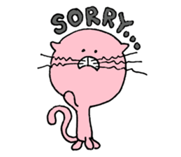 Pinky Cat sticker #15511027