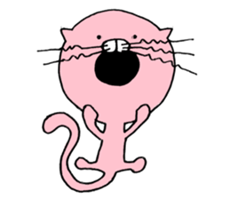Pinky Cat sticker #15511029