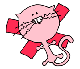 Pinky Cat sticker #15511031