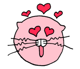 Pinky Cat sticker #15511037