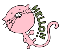 Pinky Cat sticker #15511038