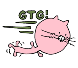 Pinky Cat sticker #15511040