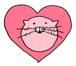 Pinky Cat sticker #15511041