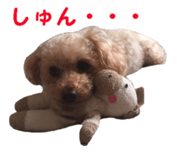 happy dog dog sticker #15511145