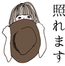 Japanese lady sticker sticker #15511293