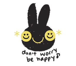 Lovely Pink Rabbit Korean Emoji 2 by merrilyours