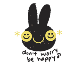 Lovely Pink Rabbit Korean Emoji 2 by merrilyours